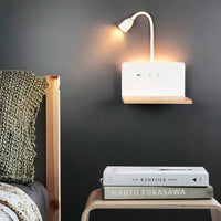 LumiCharge LED-Wandleuchte – Kabelloses Laden