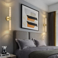 LumiGlas LED-Wandleuchte – Kristall