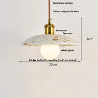 Terrazzo LED-Pendelleuchte – Ausgewähltes Lichtdesign