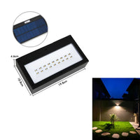LED-Wandleuchte – Solarbetrieb