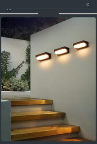 LED-Wandleuchte – Solarbetrieb