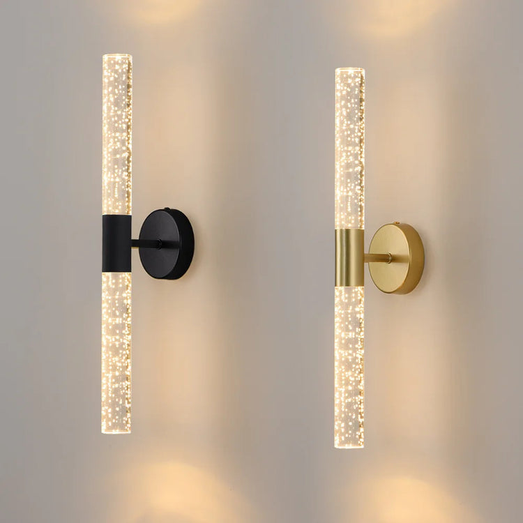 LumiGlas LED-Wandleuchte – Kristall