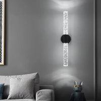 LumiGlas LED-Wandleuchte – Kristall