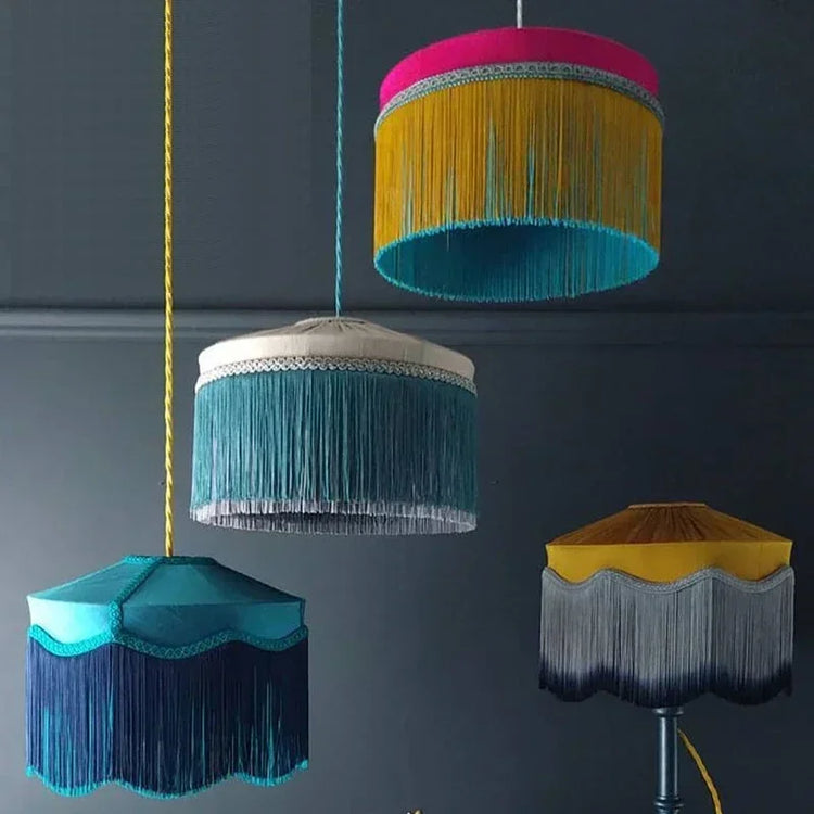 French Kronleuchter – Stoffschirm