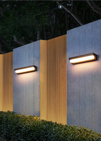 LED-Wandleuchte – Solarbetrieb