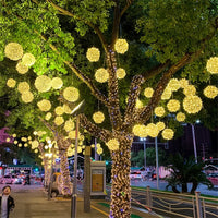 LED-Lichterkette – Rattan