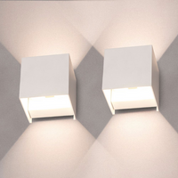 CubeGlow LED-Wandleuchte – Wiederaufladbar
