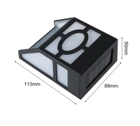 LED-Wandleuchte – Solarbetrieb