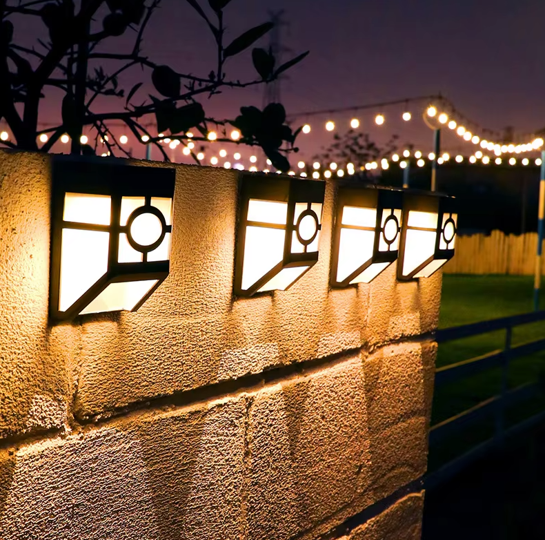LED-Wandleuchte – Solarbetrieb