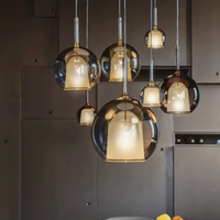 Glas-LED-Pendelleuchte – Glas