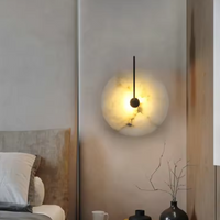 Luna LED-Wandleuchte – Alabaster