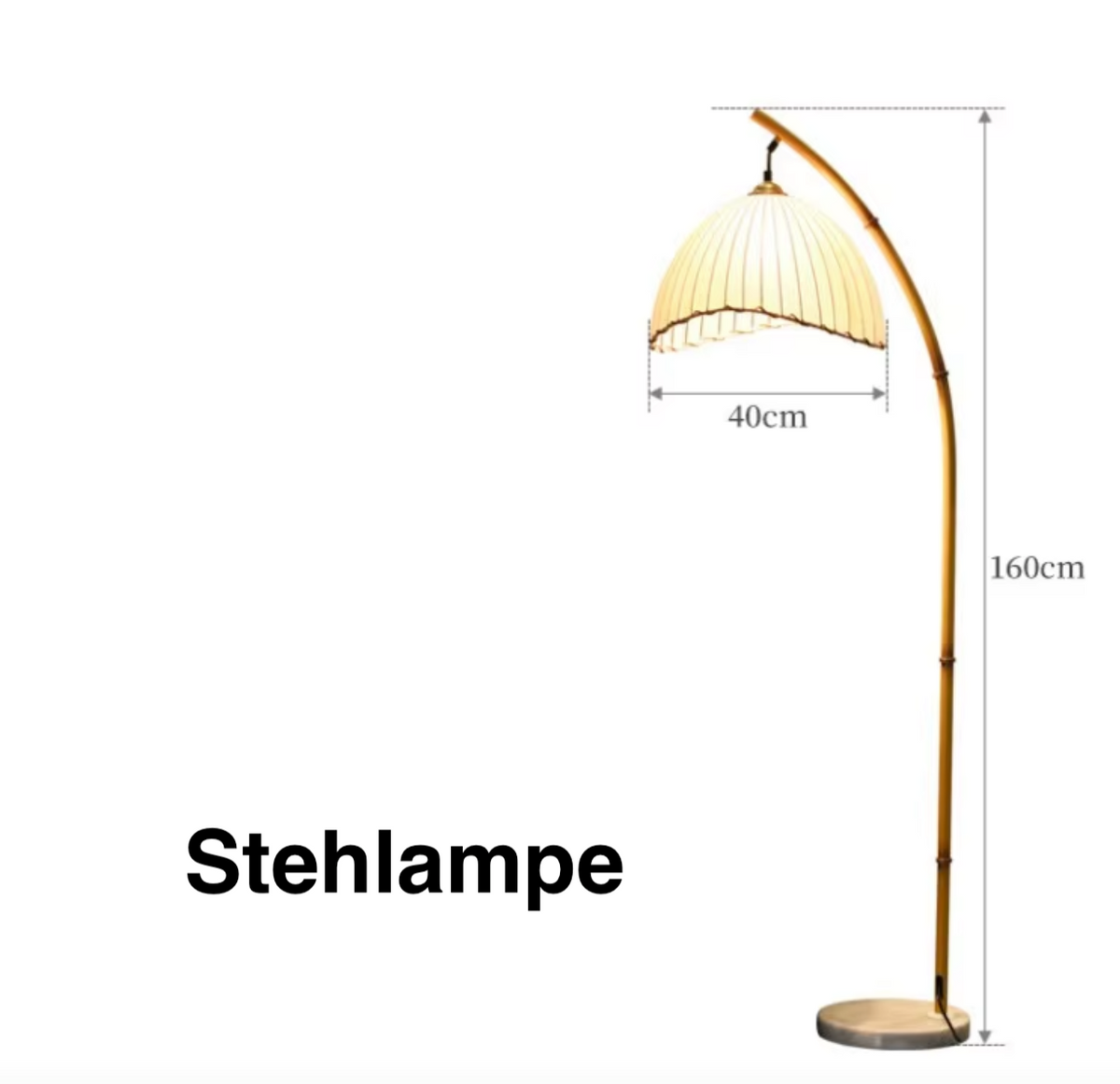 ZenGlow LED-Stehleuchte – Wabi-Sabi-Design