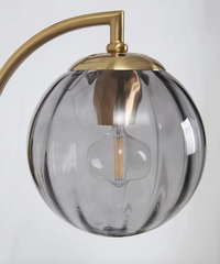 LustreGlow LED-Wandleuchte – Glas