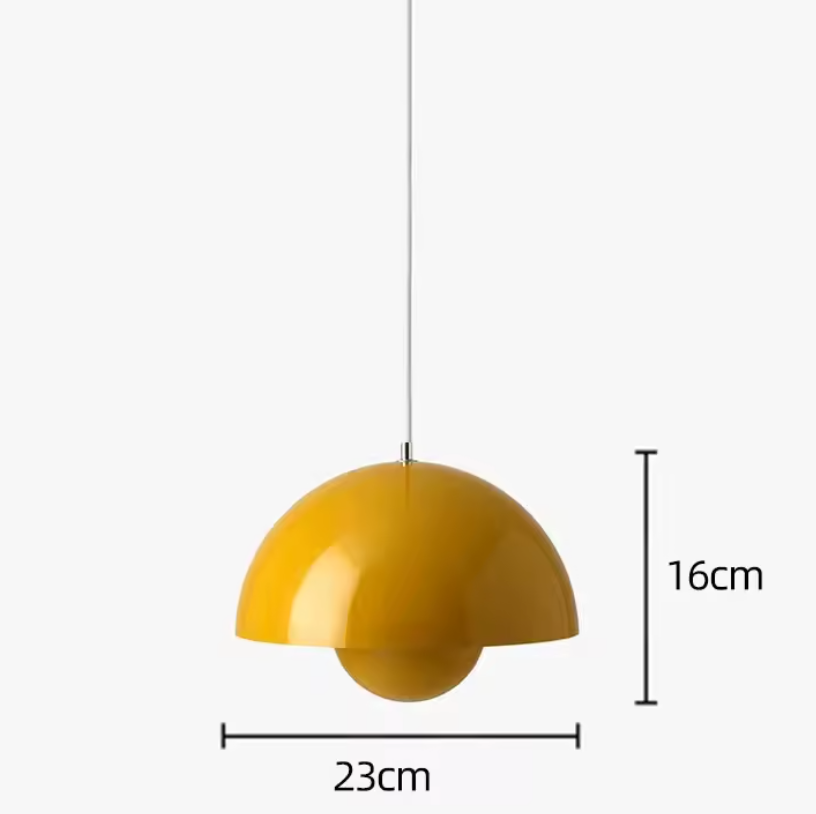 Blumen-Pendelleuchte – Skandinavisches Design