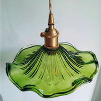 Blumen-Pendelleuchte – Glas