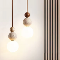 Travertine Pendelleuchte – Ausgewähltes Lichtdesign