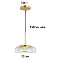 Solara LED-Pendelleuchte – Glas