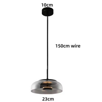 Solara LED-Pendelleuchte – Glas