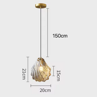 Shell Pendelleuchte – Glas