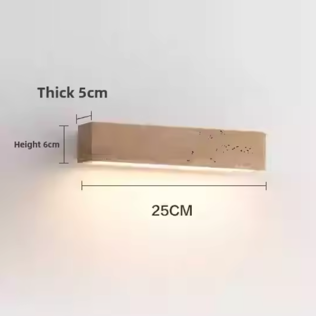Zenora LED-Wandleuchte – Wabi-Sabi-Design