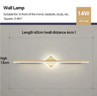 Leigh LED-Wandleuchte – Minimalistisches Design