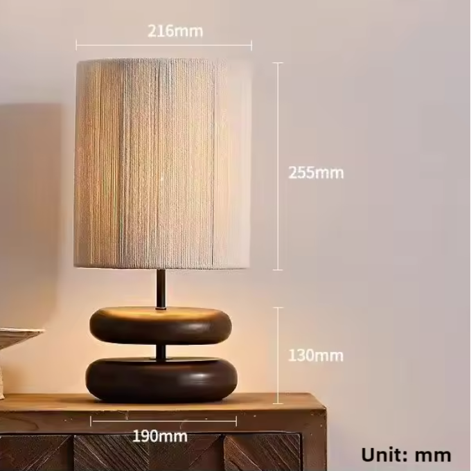 Holz-LED-Tischleuchte – Holz