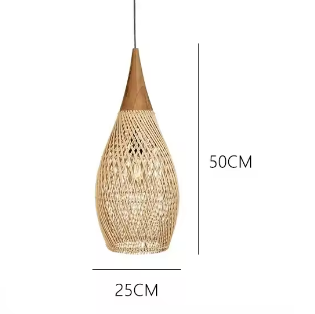 BaliWeave Pendelleuchte – Rattan