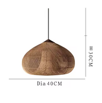 BaliWeave Pendelleuchte – Rattan