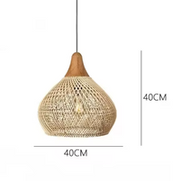 BaliWeave Pendelleuchte – Rattan