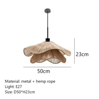 Hempora Pendelleuchte – Wabi-Sabi-Design