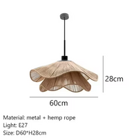 Hempora Pendelleuchte – Wabi-Sabi-Design
