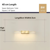 AuraLine LED-Wandleuchte – Dekorative Beleuchtung