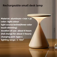 Lunare LED-Tischleuchte – Wiederaufladbar