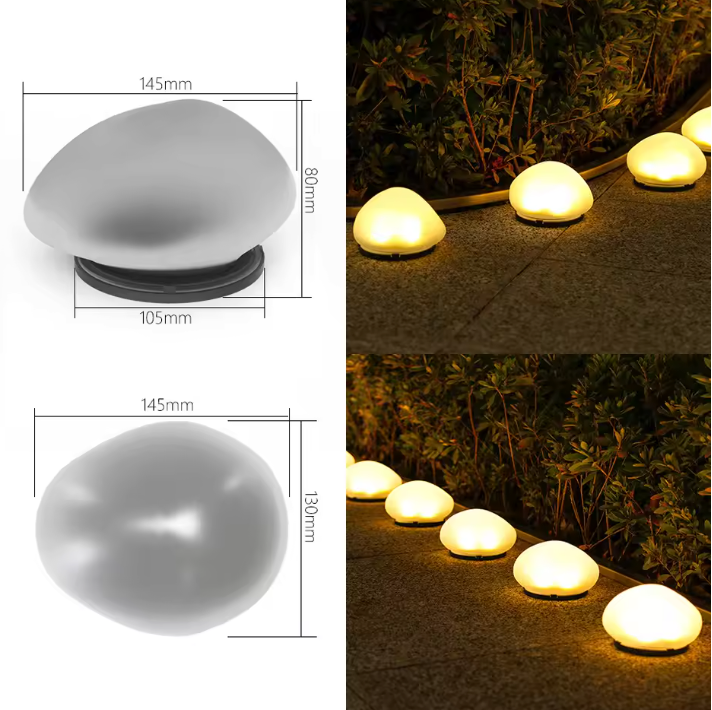 StoneGlow LED-Außenleuchte – Solarbetrieb