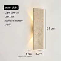 StoneAura LED-Wandleuchte – Dimmbar