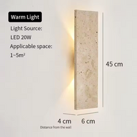 StoneAura LED-Wandleuchte – Dimmbar