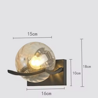 Lunara LED-Wandleuchte – Glas