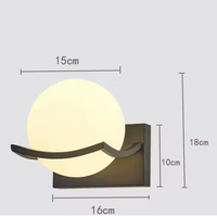 Lunara LED-Wandleuchte – Glas
