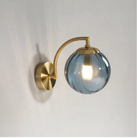 LustreGlow LED-Wandleuchte – Glas
