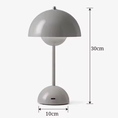 AuroraGlo LED-Tischleuchte – Skandinavisches Design