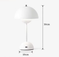 AuroraGlo LED-Tischleuchte – Skandinavisches Design
