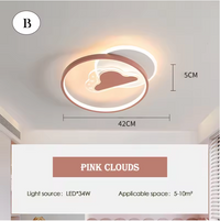 Pastelune LED-Deckenleuchte – Dimmbar