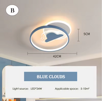 Pastelune LED-Deckenleuchte – Dimmbar