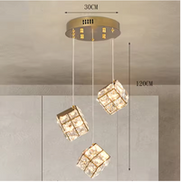 Aurelium LED-Pendelleuchte – Kristall