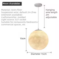 Mond-LED-Pendelleuchte – Ausgewähltes Lichtdesign