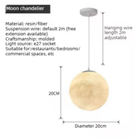 Mond-LED-Pendelleuchte – Ausgewähltes Lichtdesign