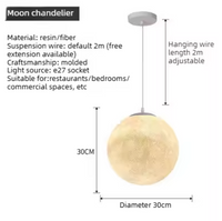 Mond-LED-Pendelleuchte – Ausgewähltes Lichtdesign