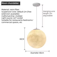 Mond-LED-Pendelleuchte – Ausgewähltes Lichtdesign
