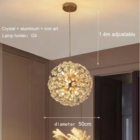 Celestique LED-Kronleuchter – Kristall