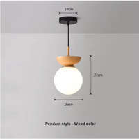 Holz-Pendelleuchte – Holz